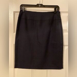 Elie Tahari Dark Navy Pencil Skirt